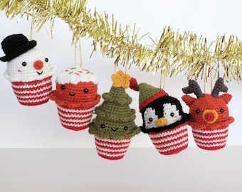 Whole set of ornaments for woolen Christmas tree / Christmas tree ornaments amigurumi Full Pack