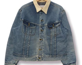 Vintage 70s: Lee Storm Rider Denim Jacket Union Made in USA 