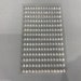 Plate of 288 rhinestone 3mm Pearl stickers