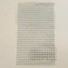 750 rhinestone cabochon stickers 2mm silver plated