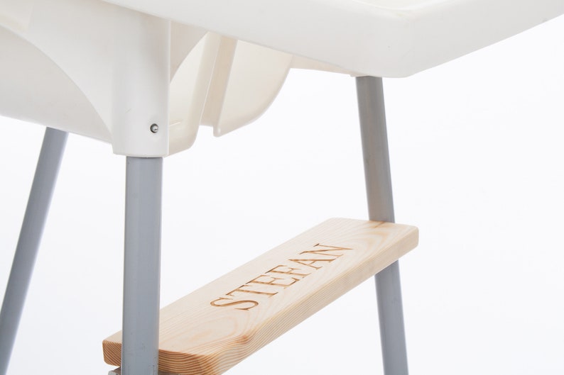 Highchair footrest IKEA Antilop High Chair Foot Rest Wood Etsy