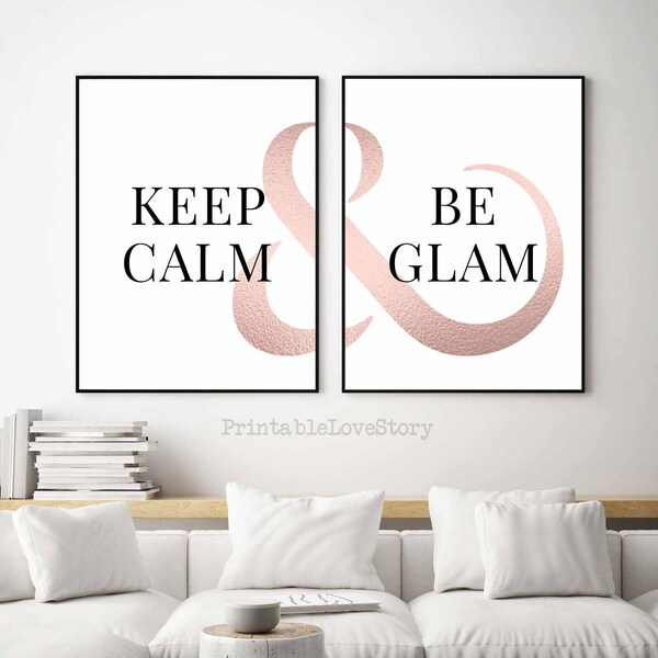 Glam Wall Art Etsy