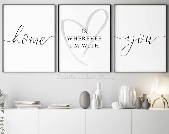 DIGITAL PRINTS / DIY WALL DECOR / PRINTABLE by PrintableLoveStory