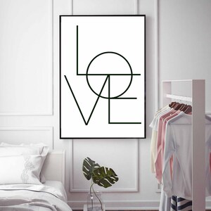 Love Print,Love poster,Love Quote,abstract print,Quote Print,Love Wall Art,Love Printable,Bedroom decor,simple print,Gift for him,Valentines
