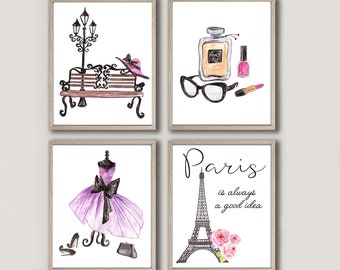 Paris Themed Room Etsy