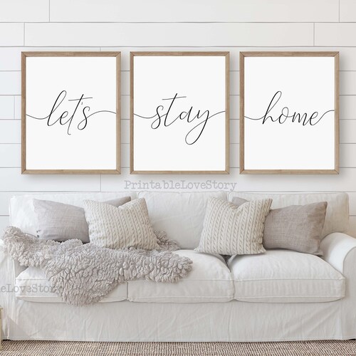 Stay Awhile Sign / Living Room Sign/ Wall Decor/ Wooden Sign - Etsy