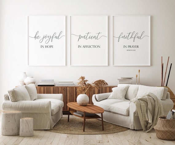 Be Joyful In Hope Patient In Affliction Faithful In Prayer {Keychain & Car Charm} Be Joyful In Hope Patient In Affliction Faithful In Prayer {Keychain & Car Charm}