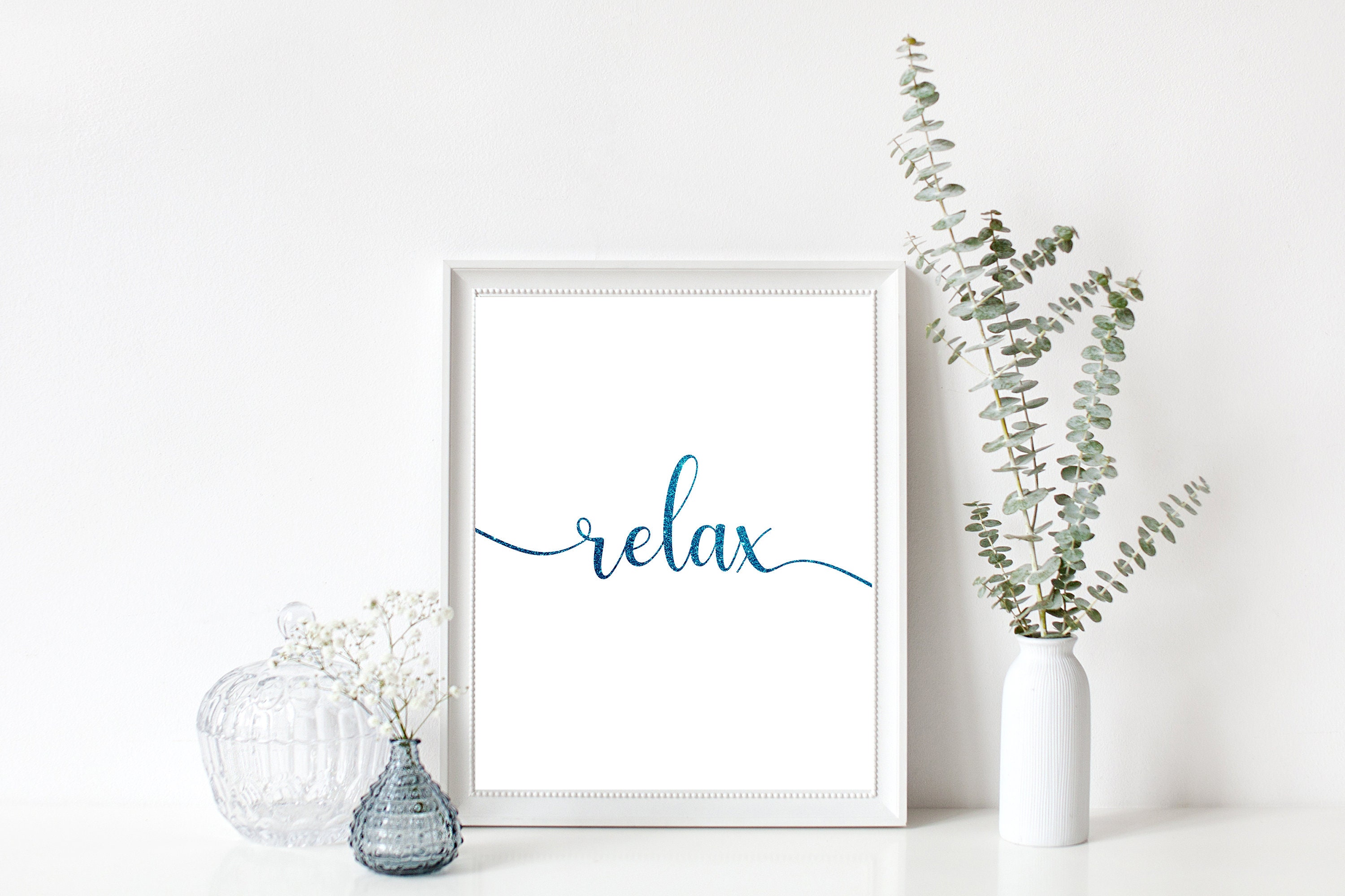 Bathroom printsBathroom wall art blue Bathroom | Etsy