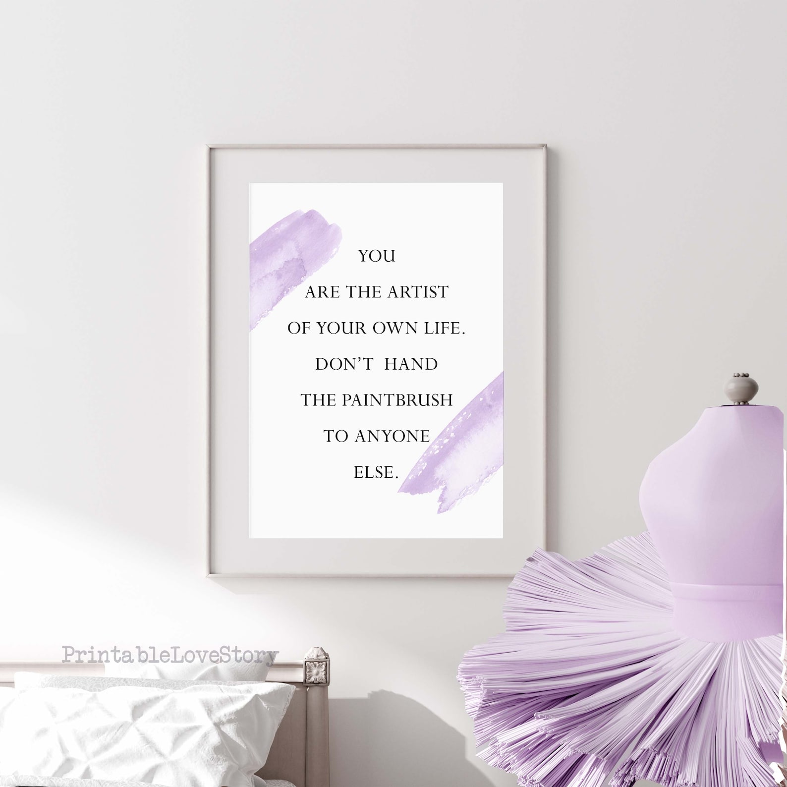 Bedroom Wall Printsquotes for Bedroompurple Room - Etsy