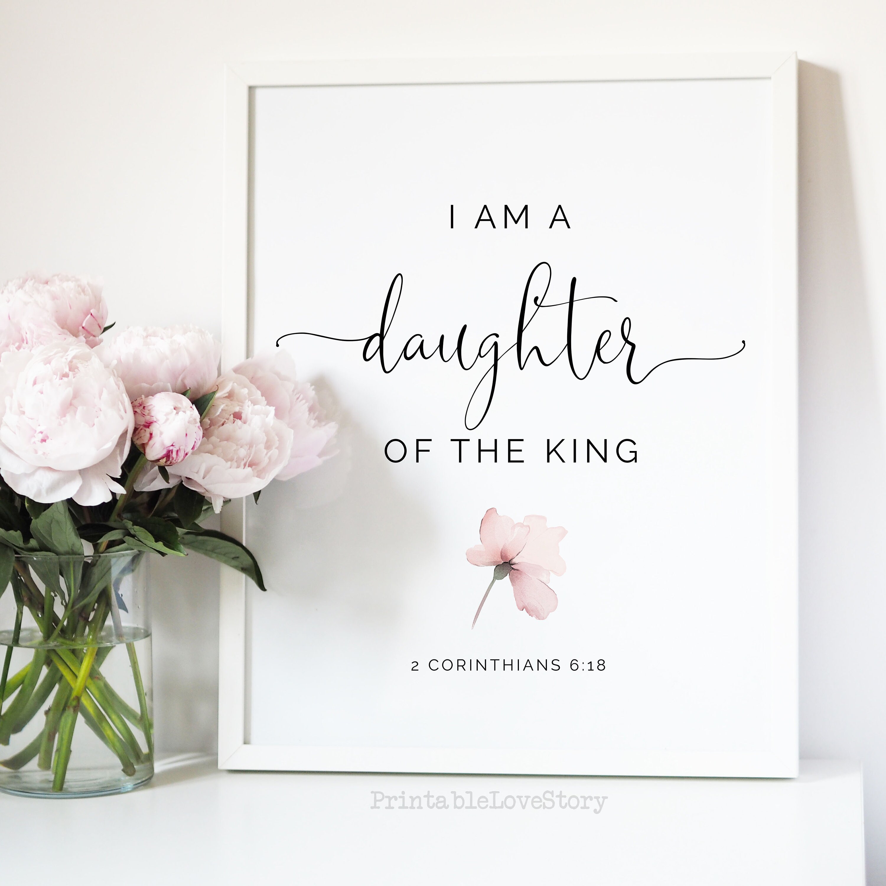 Nursery Bible Verse Printablechristian Nursery Wall Artshe - Etsy