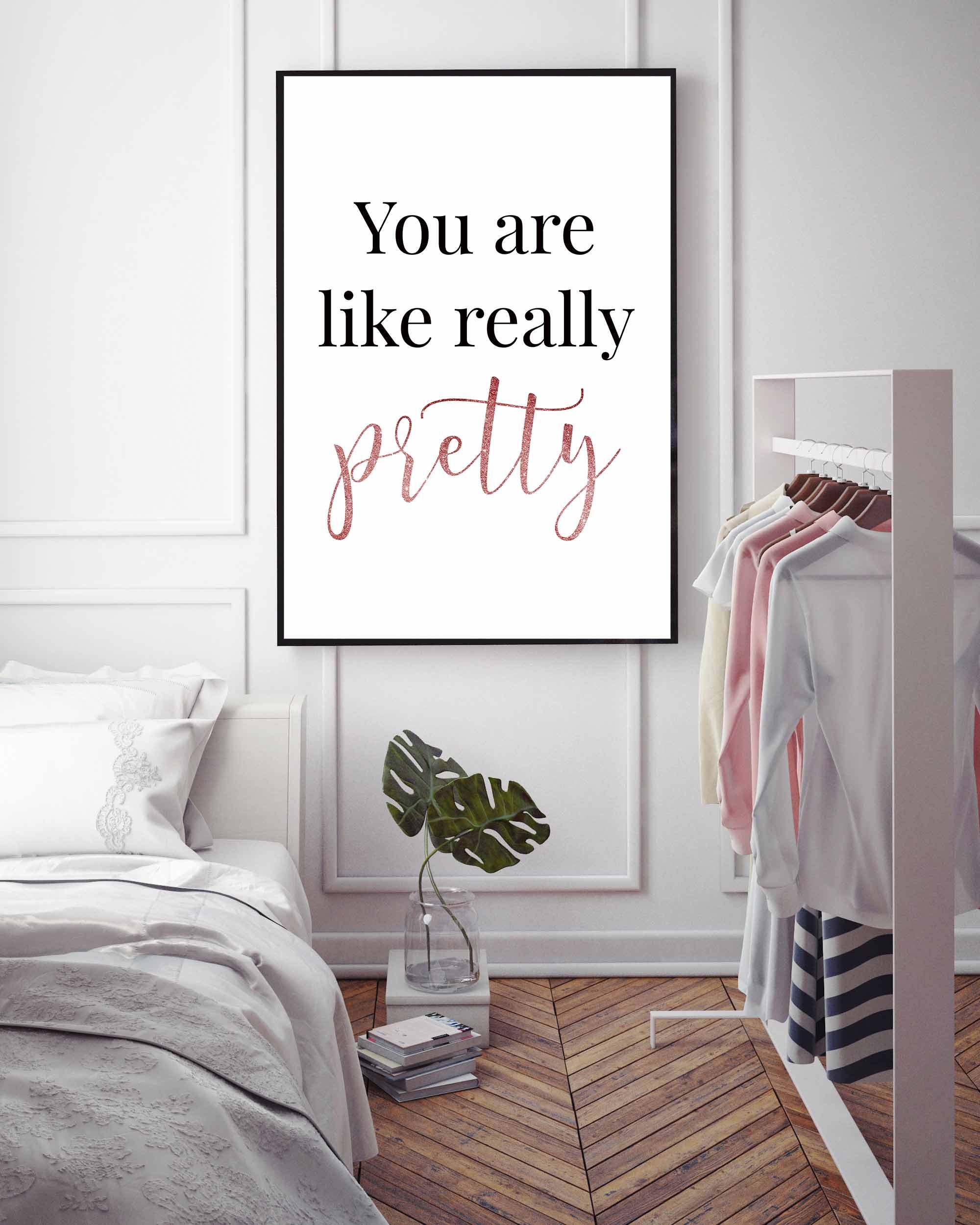 Bedroom Printsbeauty Wall Artvanity Decoryou Are Like - Etsy