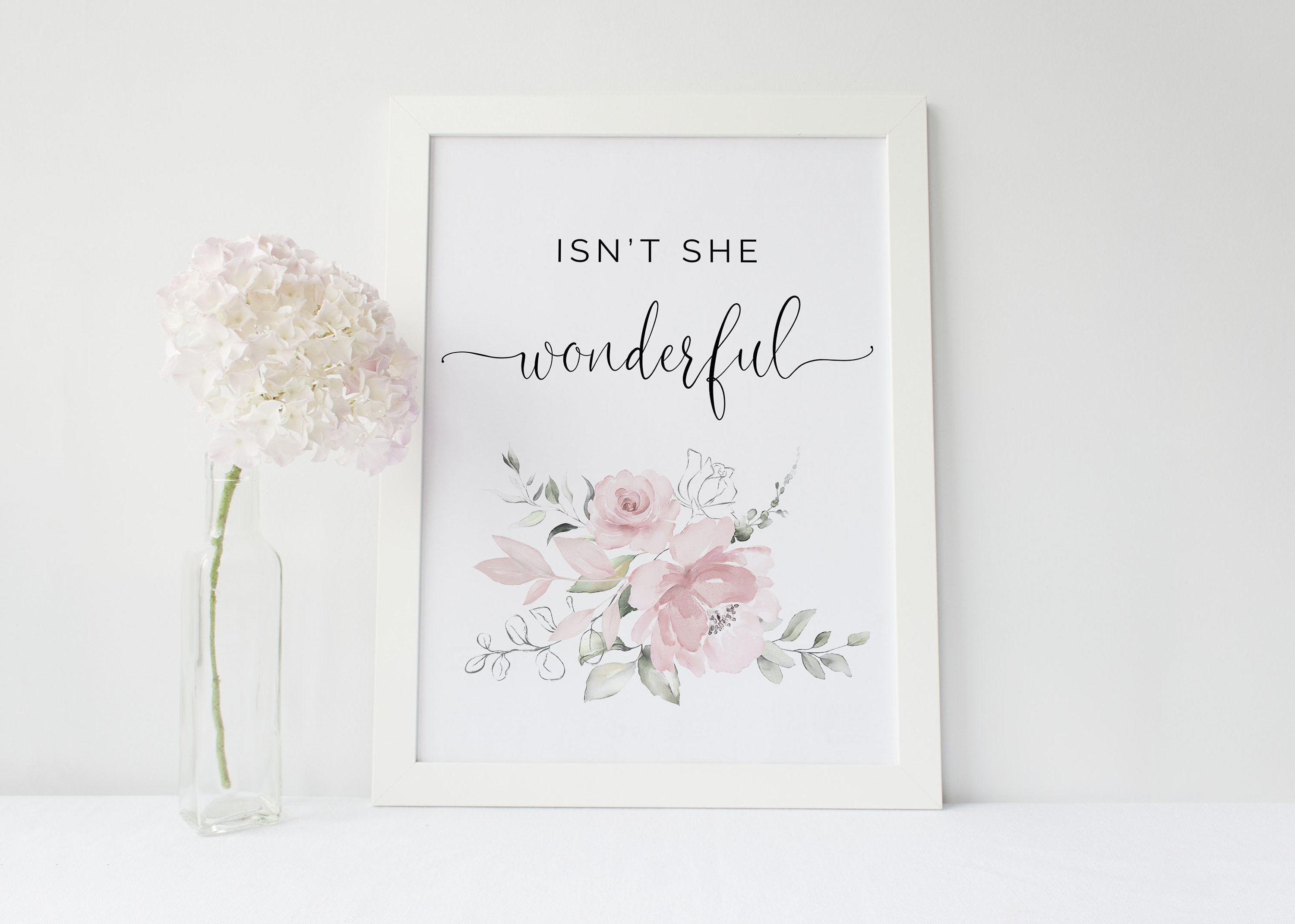 Isn't She Lovely Isn't She Wonderful Printable,nursery Digital Print ...