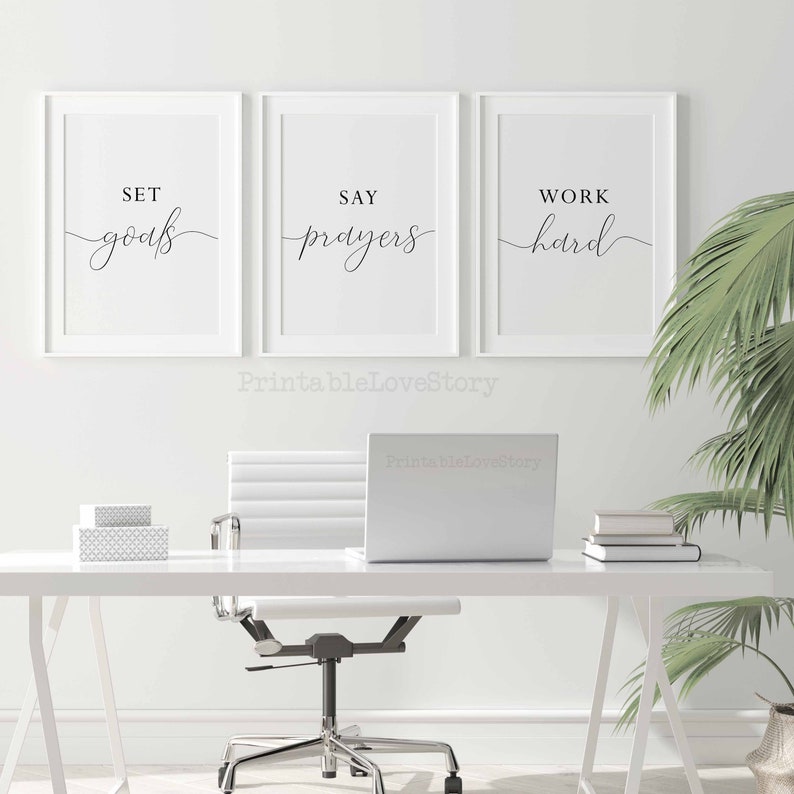 Office Wall Artoffice Decorwork Hard Signhome Office Etsy