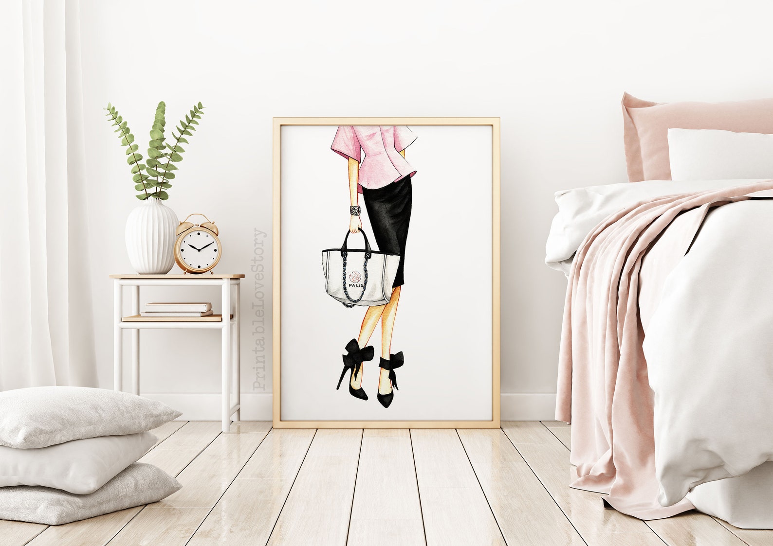 Fashion Posterfashion Wall Artdressing Room Decorfashion Etsy