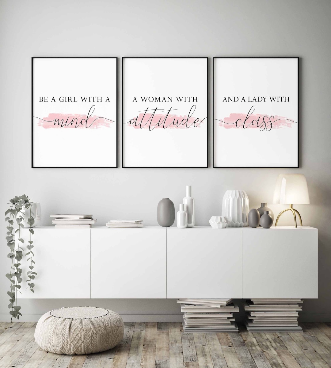 Prints for Bedroom,bedroom Wall Decor,girls Bedroom Wall Art,blush ...
