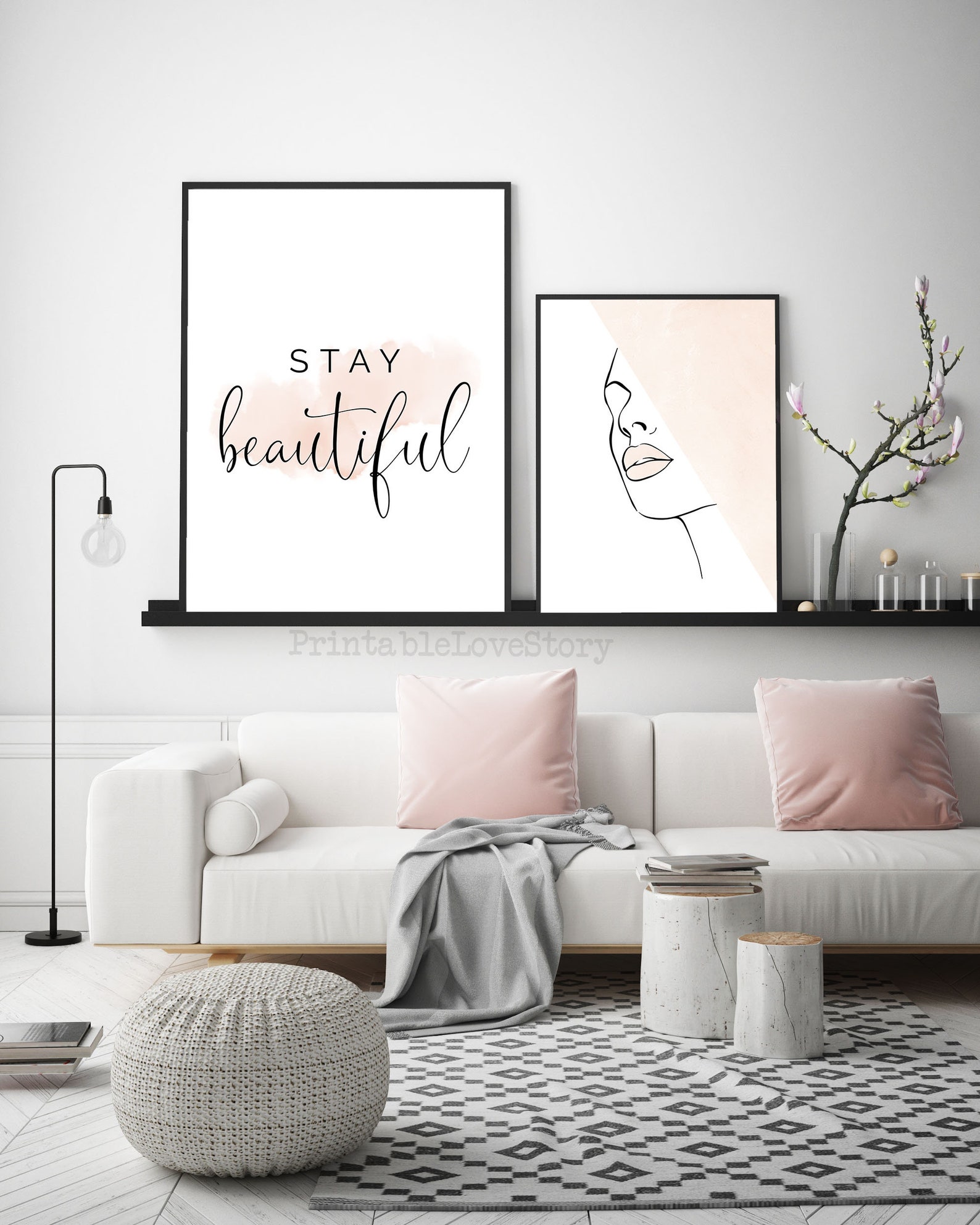 Beauty Room Decormakeup Wall Artmakeup Printswoman Bedroom Etsy