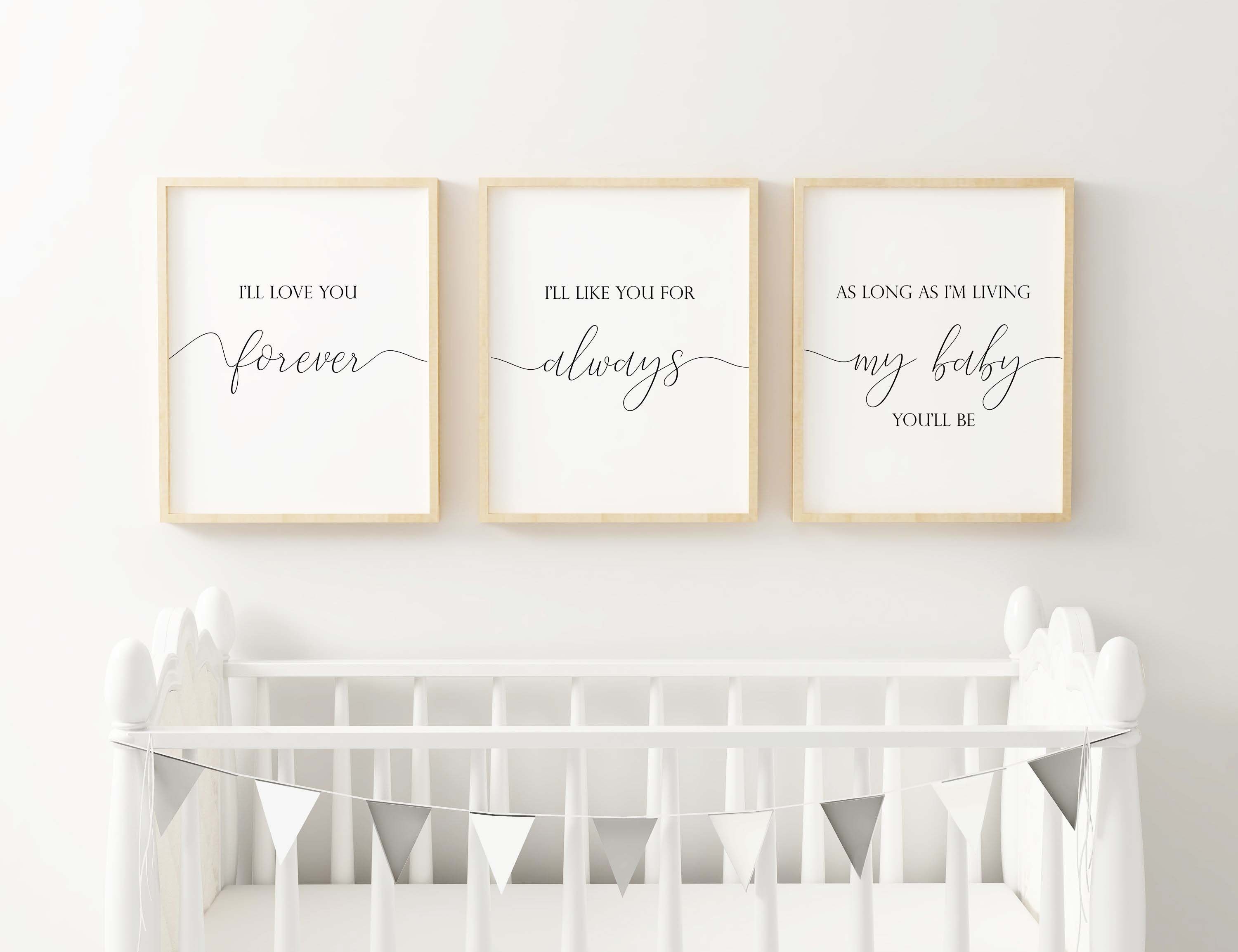 Baby Decor Girl Wall Art Fashion Baby Nursery Wall Art Instant Download