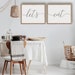 Let's Eat Sign,dining Room Wall Art,let's Eat Printable,prints for ...