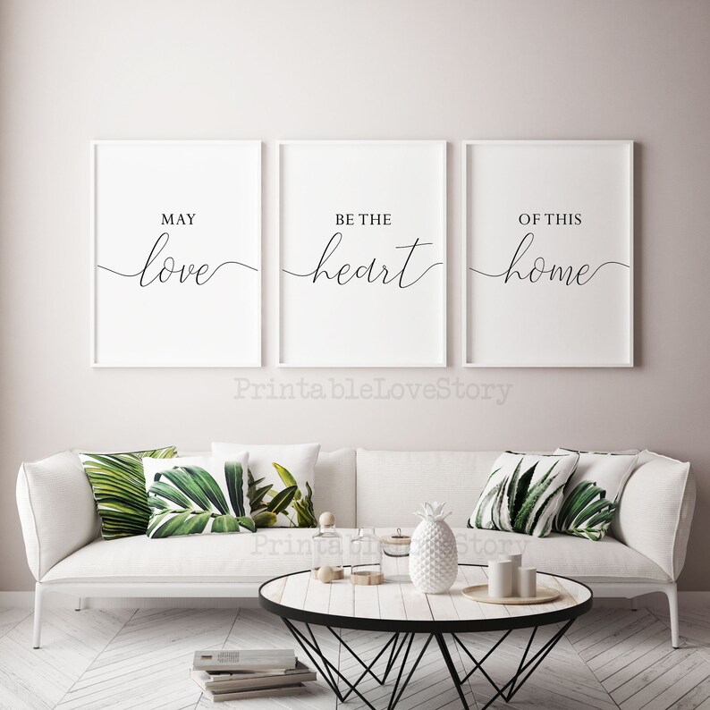 Wall Sayings Wall Quotes Home Signs Home Wall Decor Family Room Wall Art Home Decor Wall Prints Printable Wall Decor May Love Be The Heart Art Collectibles Digital Prints Fontane Physio De