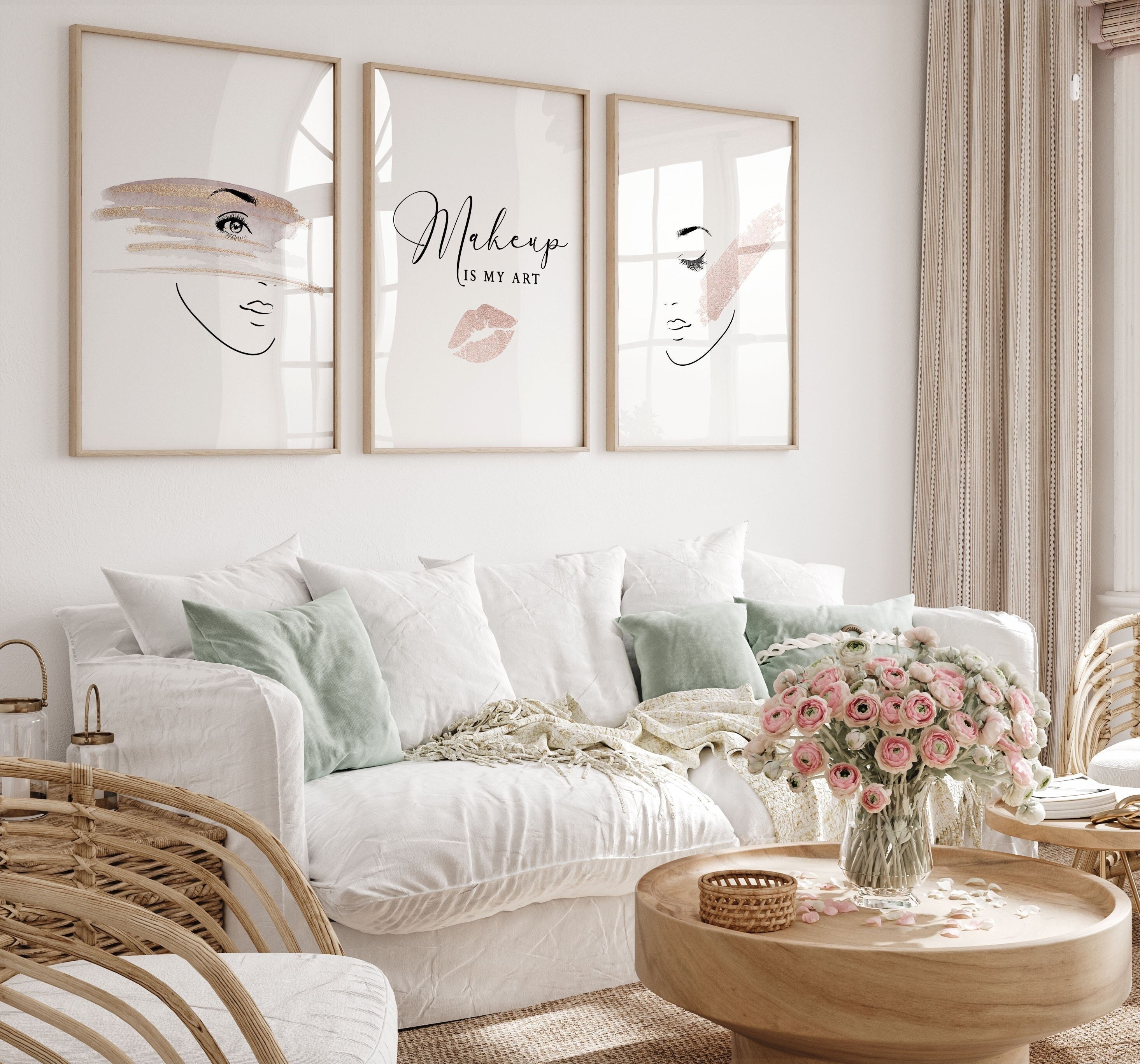 Makeup room decor discount