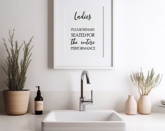 Targa In Legno Divertente Per Bagno Ospiti – Scritta In Inglese "Regole Del Bagno", Decorazione Da Parete 30,5x15,5 Cm