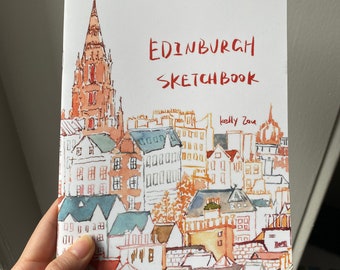 Edinburgh Sketchbook 2nd edition- Zine - Landscape - A5
