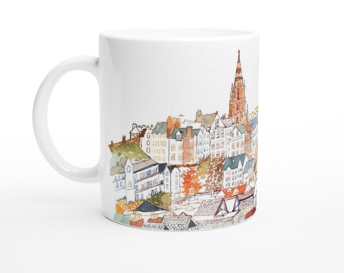 11oz Ceramic Mug - Edinburgh Cityscape