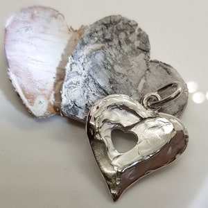 Anhänger Herz in Herz Silber