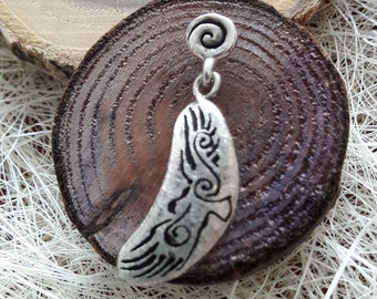 Earring Eagle, "spirit", 925 sterling silver, available as earring or charm