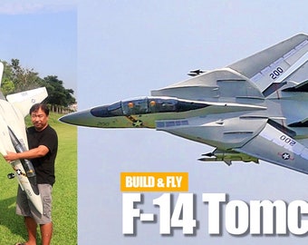 Planos de avión F-14 Tomcat 1860 mm Depron RC