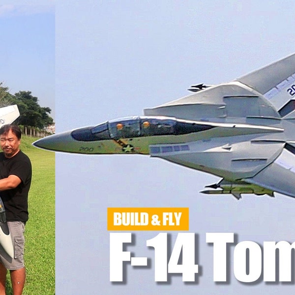 F-14 Tomcat 1860mm Depron RC Plane Plans