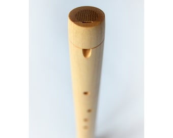 Pentatonic Flute Instrument, Maple Woodwind Musical Instrument, Handmade