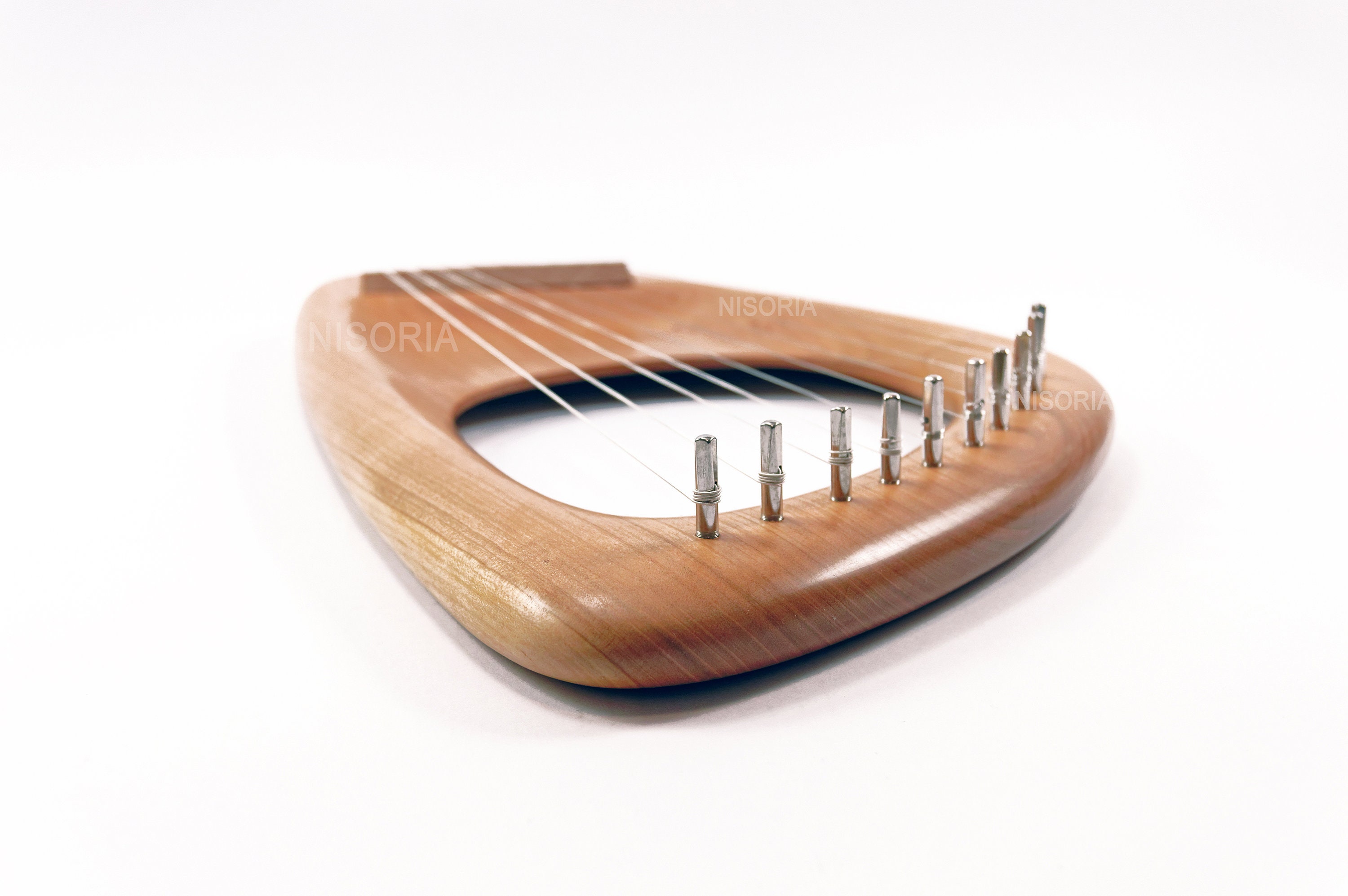 10 String Lyre (harp), Pentatonic Musical Instrument Cherry