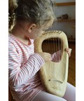 Pentatonic Lyre Harp, 7 String Musical Instrument, Hand carved Ash Wood product logo