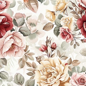 Tessuto Minky ultra morbido stampato di alta qualità, tessuto Minky stampato, tessuto Minky decorativo, fiori di rosa 09