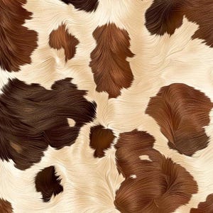 Bedruckter Kunstleder, hochwertiger Öko-Lederstoff, Leder für Taschen, bedrucktes Veganes Leder - Abstrakte Kuh 01
