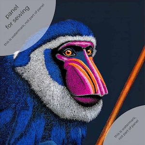 Upholstery velvet, Upholstery Velvet Fabric,  Decorative Velvet ,Upholstery velvet, &quot;Neon mandrill 02&quot;