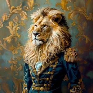 "Hochwertiger bedruckter Polster-Veloursstoff, Polstersamtstoff, Dekosamt, Polstersamt, ""König der Löwen 01""