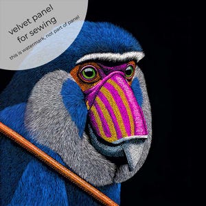 Upholstery velvet, Upholstery Velvet Fabric,  Decorative Velvet ,Upholstery velvet, &quot; Neon mandrill 01 &quot;