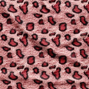 Dusty Rose Fur Velvet Upholstery Fabric by the Yard for Sofa Slipcovers, Cushions, Ottomans and Upholstery