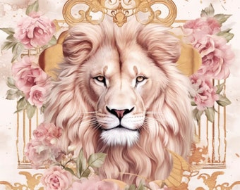High Quality Printed Upholstery Velours Panel, Upholstery Velvet Fabric,  Decorative Velvet ,Upholstery velvet, "Lion 02"