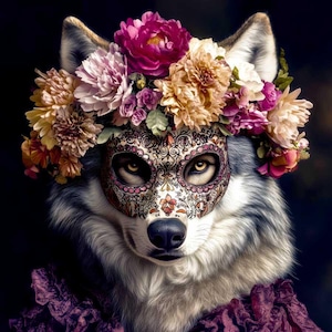 Panel de piel sintética con estampado, panel de piel ecológica de alta calidad, tela, piel para bolsos, piel ecológica estampada, La Calavera Wolf 01