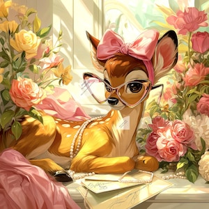 Sammetsklädselpanel för kuddar och barnrumsinredning – Pastell Baby Deer Blush