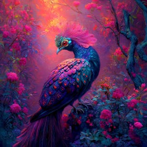 &quot;Möbelsamt, Dekosamt, Dekosamt, &quot;&quot;Zaubervogel 01&quot;&quot;&quot;