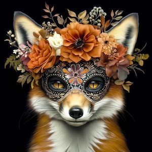 Panel de piel sintética con estampado, panel de piel ecológica de alta calidad, tela, piel para bolsos, piel ecológica estampada, La Calavera Fox 01