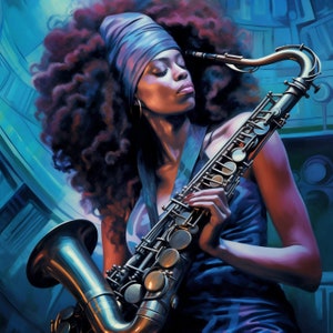 Jazz girl 08 Folha de couro sintético de impressão de alta qualidade, painel de couro ecológico, tecido, couro para bolsas, couro ecológico estampado