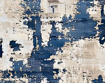 Printed Faux Leather, High Quality Eco Leather Fabric, Leather For Bags, Printed Vegan Leather - Abstract Pattern 22