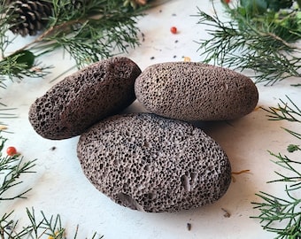 Piedra pómez de lava natural: exfoliante para pies