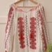 Romanian embroidered Blouse. Bohemian. Hippie. Ethno. Folk. Gipsy. Peasant Blouse.