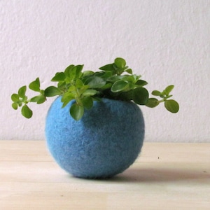 Turquoise planter / Succulent planter / air plant holder / cactus pot / plant vase / modern decor / spring decor